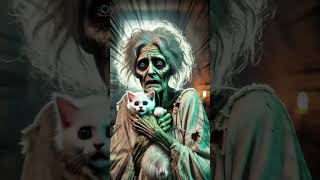 OMG Zombie Granny Breaks Into a Kittens House 😱🧟 cat rescueanimals zombie [upl. by Yong]