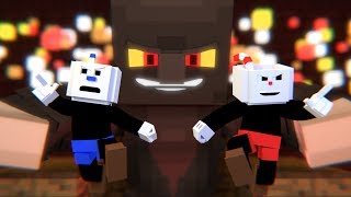 quotTHE DEVILS DUEquot Cuphead Minecraft Music Video  3A Display Song by TryHardNinja [upl. by Gravante55]