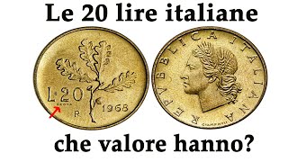 Le 20 lire italiane che valore hanno [upl. by Anitel]