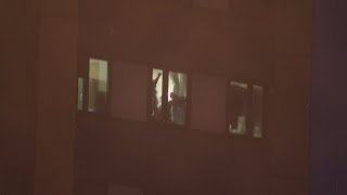 Grenfell Tower fire Baby thrown from burning London tower block [upl. by Nalac442]