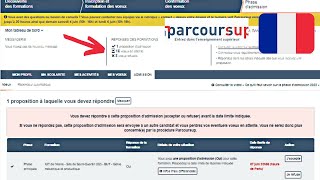 Comment ça marche réponse des écoles  Les résultats sur parcoursup date limite de réponse elibra [upl. by Keiko877]