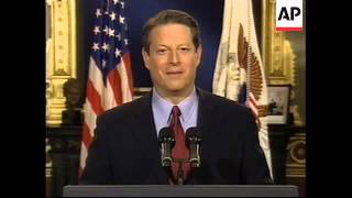 USA AL GORE CONCESSION SPEECH [upl. by Rimahs653]