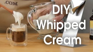 DIY whipped cream in 60 seconds [upl. by Elena256]