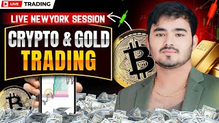 Crypto amp Gold Live Trading  18 Feb  The Trade Room  Mayank Raj [upl. by Wain720]