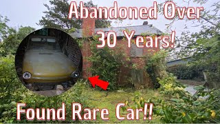 We Explore An Abandoned House And Find A Rare Car [upl. by Tristas]