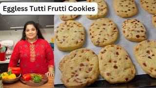 Eggless Tutti Frutti Cookies Recipe  Yummy Tummy Aarthi [upl. by Ashley472]