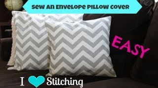 How to make a Pillow Sham DIY Tutorial amp Giveaway [upl. by Ennairac]