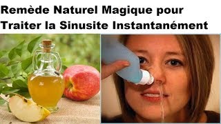 Comment se débarrasse de la sinusite naturellement en avec 1 minutes [upl. by Eenert971]