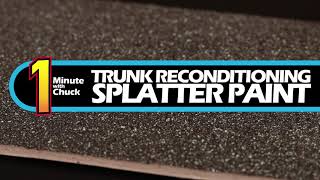 Trunk Reconditioning Splatter Paint [upl. by Nalehp435]