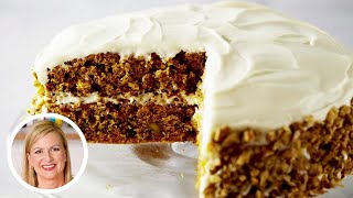 Professional Baker Teaches You How To Make CARROT CAKE [upl. by Nalak170]