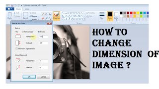 How to change dimension of image [upl. by Atiuqad]