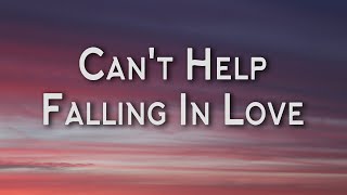 Cant Help Falling In Love  Haley Reinhart Lyrics [upl. by Tutankhamen]