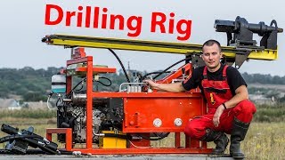 Portable hydraulic water well drilling rig [upl. by Runstadler174]