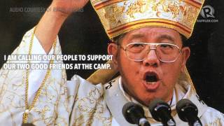 Jaime Cardinal Sin urging people to go to EDSA in 1986 [upl. by Ahcas]