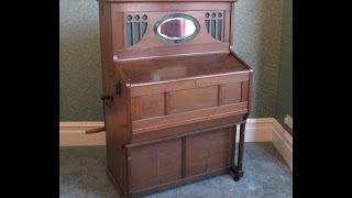 Very Rare PIANOVO Barrel Piano Orchestrion [upl. by Akibma553]