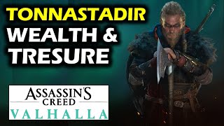 Tonnastadir Wealth amp Treasure Chests Locations  Ledecestrescire  Assassins Creed Valhalla [upl. by Ettigirb672]