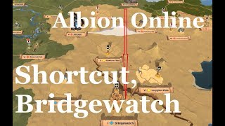 Albion Online  Caerleon to Bridgewatch fast almost safely [upl. by Ellenrahs]