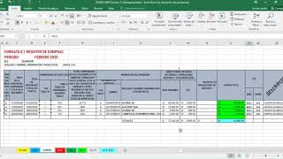 ASIENTO CONTABLE DE CENTRALIZACIÓN DEL REGISTRO DE COMPRAS AL LIBRO DIARIO  2020 [upl. by Ecinnaj]