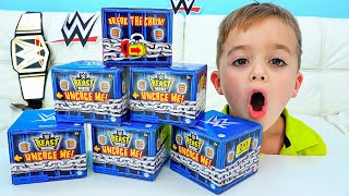 Vlad and Niki Pretend Play with WWE Toys Stories for Kids [upl. by Ahsiemac]