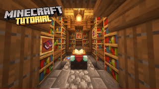 Minecraft  How to build an Enchanting Room Level 30  Tutorial [upl. by Kola284]