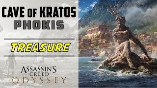 Cave of Kratos Phokis  Loot Treasure Location  ASSASSIN’S CREED ODYSSEY [upl. by Lenci]