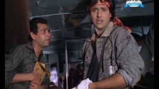 Govinda hijacks a bus  Izzatdaar [upl. by Volding]