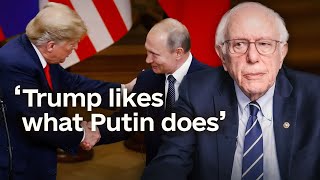 Bernie Sanders on Trump’s alignment with Russia [upl. by Sephira]