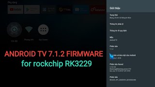 Best Android TV 712 firmware for rockchip RK3229 [upl. by Asirem]