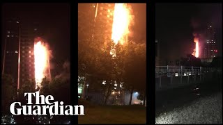 New video timeline shows how the Grenfell Tower fire unfolded [upl. by Peregrine]