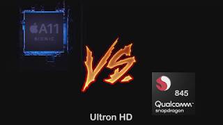 A11 Bionic vs Snapdragon 845  Specifications  Benchmarks [upl. by Tobiah]