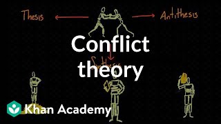 Conflict theory  Society and Culture  MCAT  Khan Academy [upl. by Hayden]