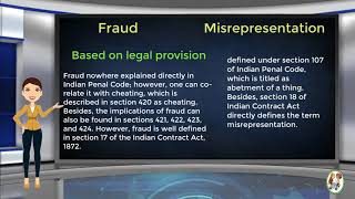 What is Difference Between Fraud amp Misrepresentation [upl. by Ative]