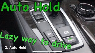 BMW Auto Hold  Auto H Feature [upl. by Martell]