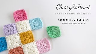 Modular Join JAYG Crocheted Seams [upl. by Kavita34]