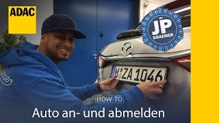 Auto an und abmelden  HowTo mit JP Kraemer  ADAC [upl. by Truda]