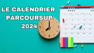 calendrier Parcoursup 2024 [upl. by Aynat282]