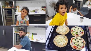 Pizza Night Vlog  Whole Wheat Pizza Recipe  YUMMY TUMMY VLOG [upl. by Sivram]