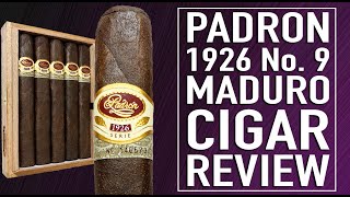 Padron 1926 No 9 Maduro Cigar Review [upl. by Ardine]