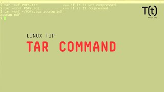 How to use the tar command 2Minute Linux Tips [upl. by Della]