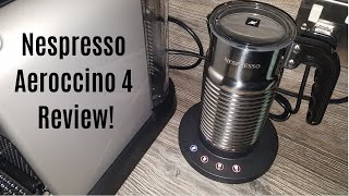 Nespresso Aeroccino 4 Milk Frother Review  Worth upgrading from the Aeroccino 3 [upl. by Demaggio]