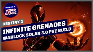 Infinite Grenades with Warlock Solar 30 and Sunbracers Build in Destiny 2 [upl. by Ecam]