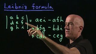 Leibniz formula for computing determinants  Lecture 30  Matrix Algebra for Engineers [upl. by Haimehen]