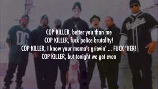 Body Count  Cop Killer Lyrics Video [upl. by Peh]