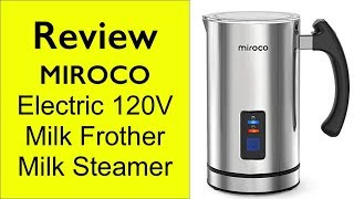 Review Miroco Milk Frother  How to make froth milk at home [upl. by Tirma]