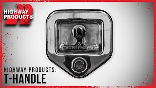 Highway Products  THandle Latch for Truck Toolboxes [upl. by Neerol]