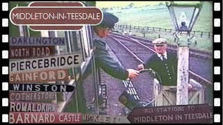 Darlington to MIDDLETONINTEESDALE train ride 1963 [upl. by Eerolam]