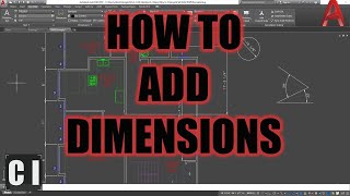 AutoCAD How To Add Dimensions  2 Minute Tuesday [upl. by Toland213]