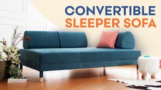 IKEA Flottebo Sofa Review  Offbeat Design  Convertible Sleeper Couch [upl. by Asp]