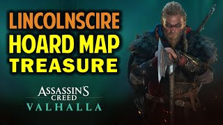 Lincolnscire Treasure Hoard Map Location amp Solution  Assassins Creed Valhalla [upl. by Aramoy]