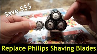 Philips Shaver Replacement Heads SH30 Norelco  Review and How to replace [upl. by Arhsub]